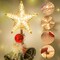 Christmas Tree Topper Warm White Light Christmas Star Great for Christmas Tree Ornaments New Year Christmas Tree Toppers Lighted Christmas Tree Star 8.7 Inch Christmas Star Tree Topper Battery Powered